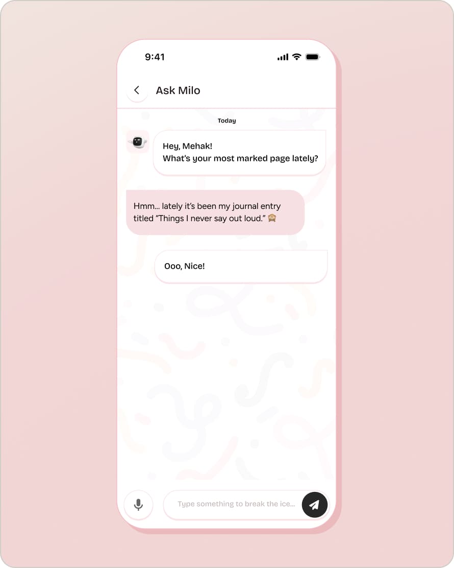 Ask Milo - conversation